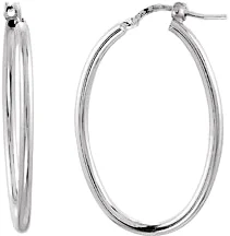 Tube Hoop Earrings in STER | Haejin Jewelry Brooklyn