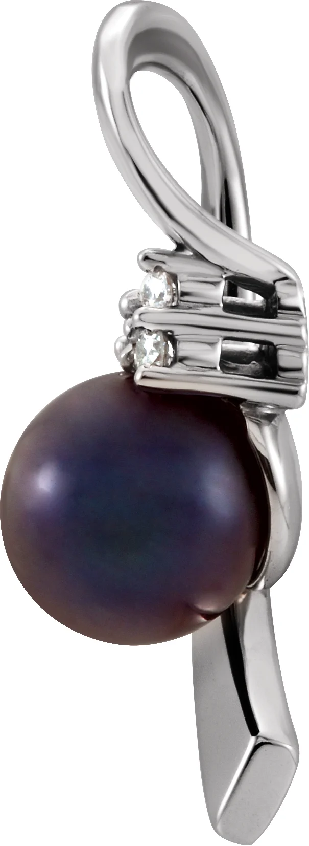 Freeform Pearl Pendant view 2