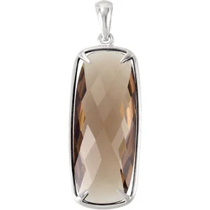 Solitaire Necklace or Pendant in STER | Haejin Jewelry Brooklyn