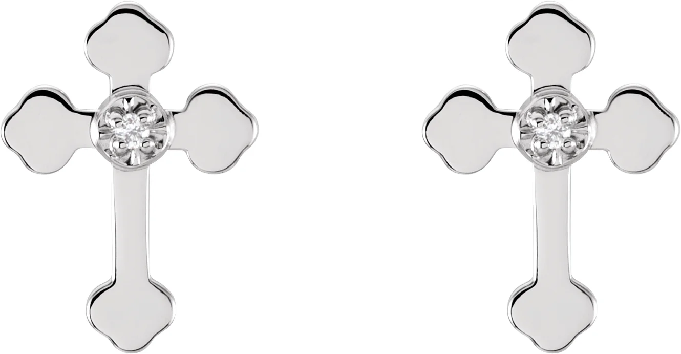 Cross Earrings view 2