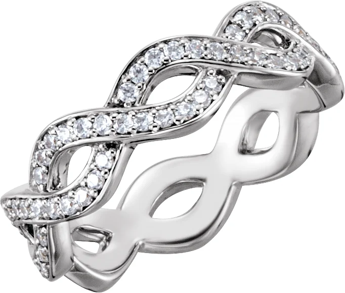 Long Arc engagement ring setting