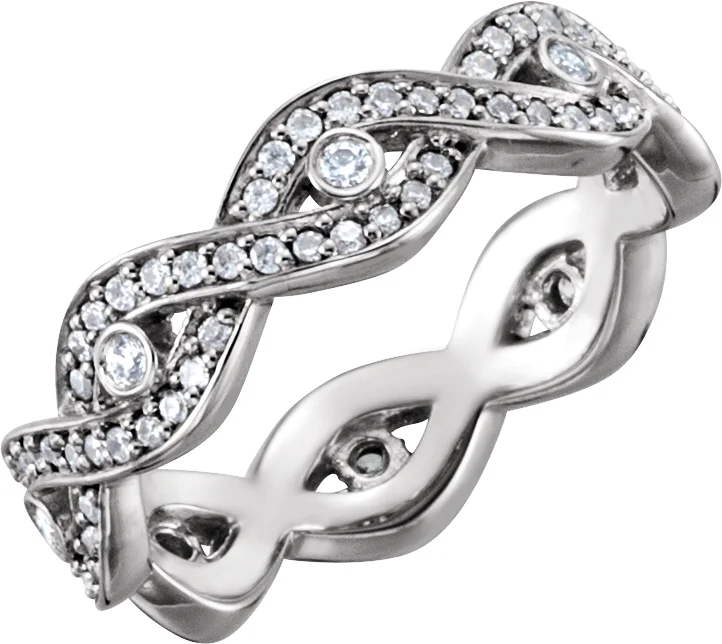 Long Arc engagement ring setting