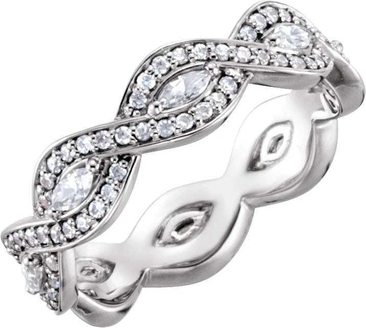 Long Arc engagement ring setting