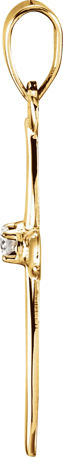 Accented Cross Pendant view 2