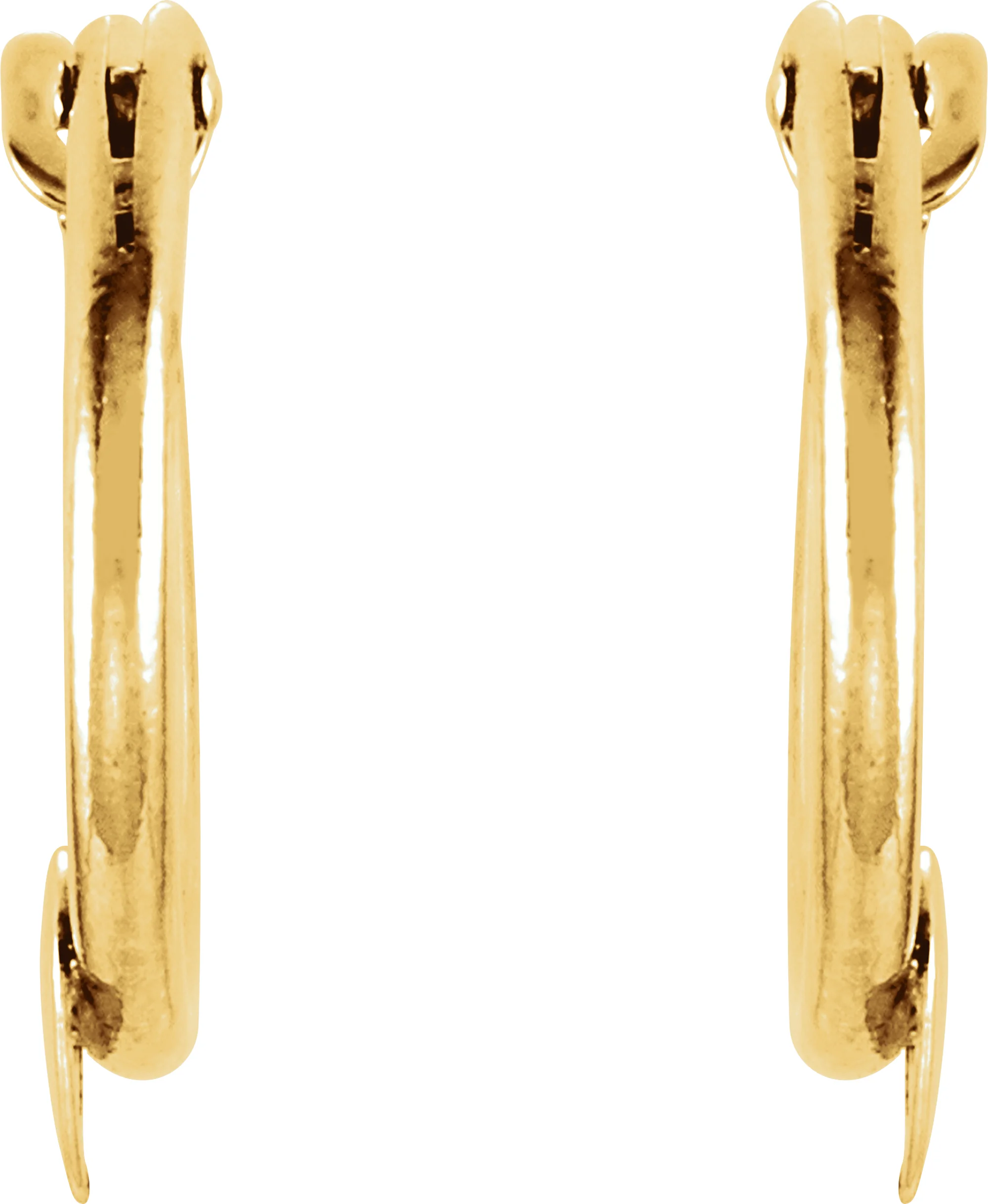 Youth Heart Hoop Earrings view 2