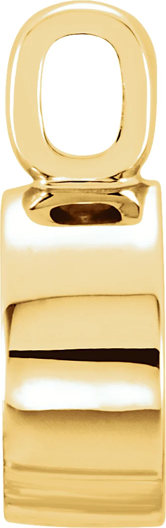 Oval Bezel-Set Pendant view 2