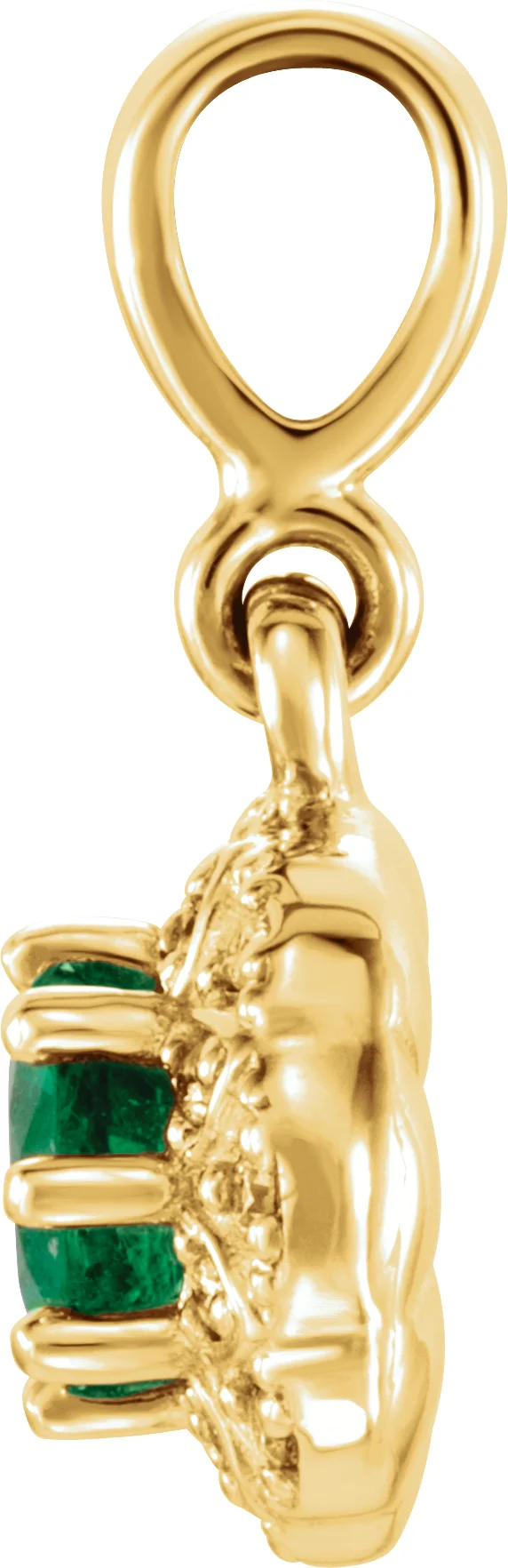 Halo-Style Pendant view 2
