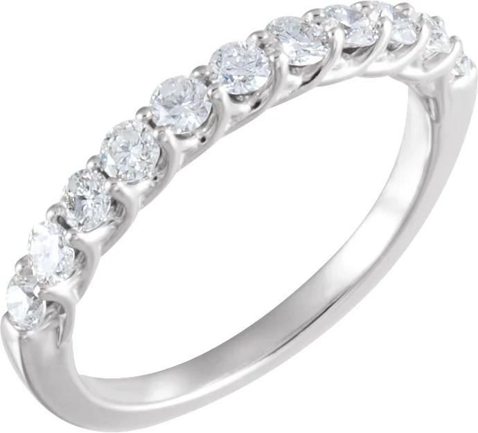 Woven-Design Anniversary Band    engagement ring setting