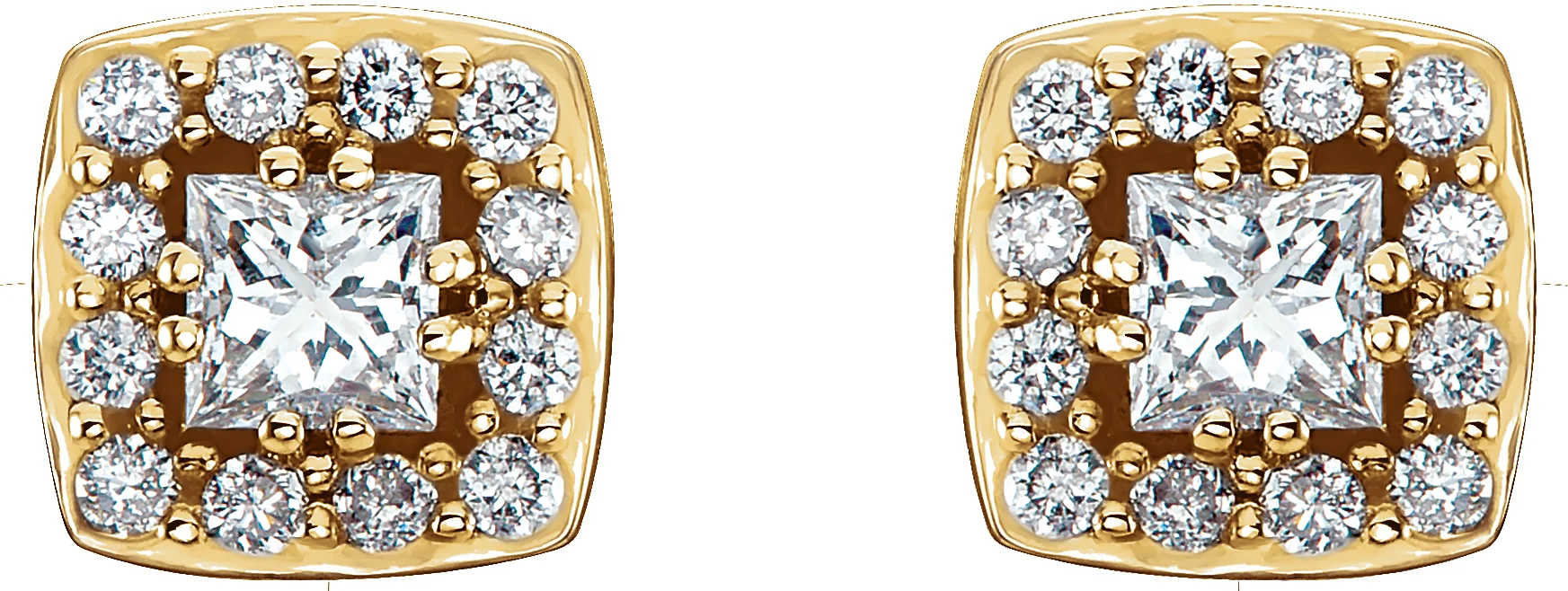 Halo-Style Earrings view 2