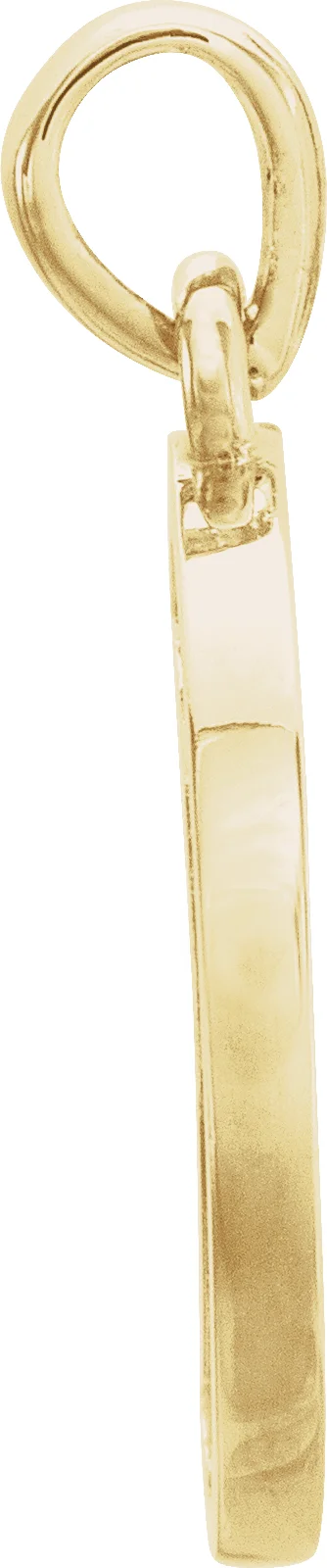 Engravable Halo-Style Necklace or Pendant view 5