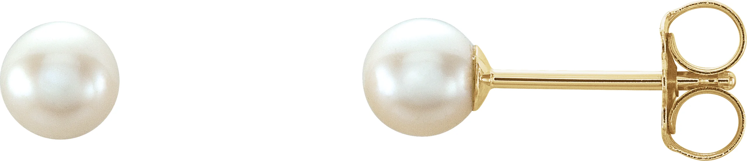 Pearl Stud Earrings engagement ring setting
