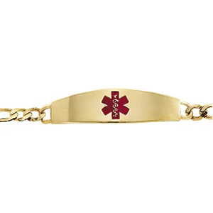 Engravable Medical Identification Bracelet  engagement ring setting