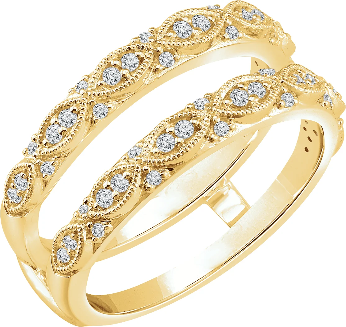 Close Guard band in 14K White Gold | Haejin Jewelry Brooklyn