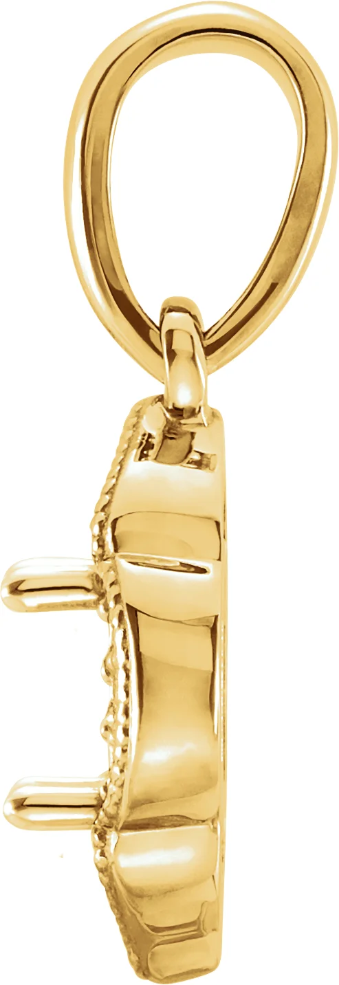 Accented Clover Necklace or Pendant   view 2