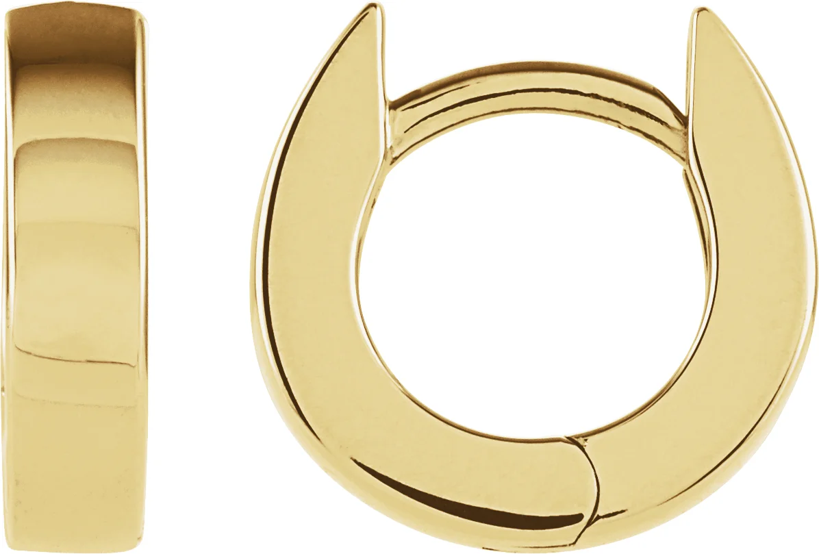 Hinged Hoop Earrings engagement ring setting