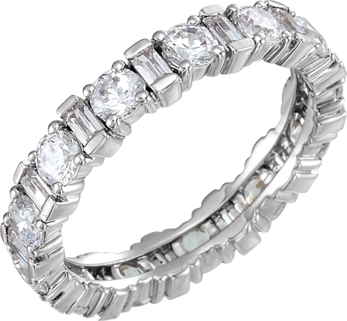 First Light band in 14K White Gold | Haejin Jewelry Brooklyn