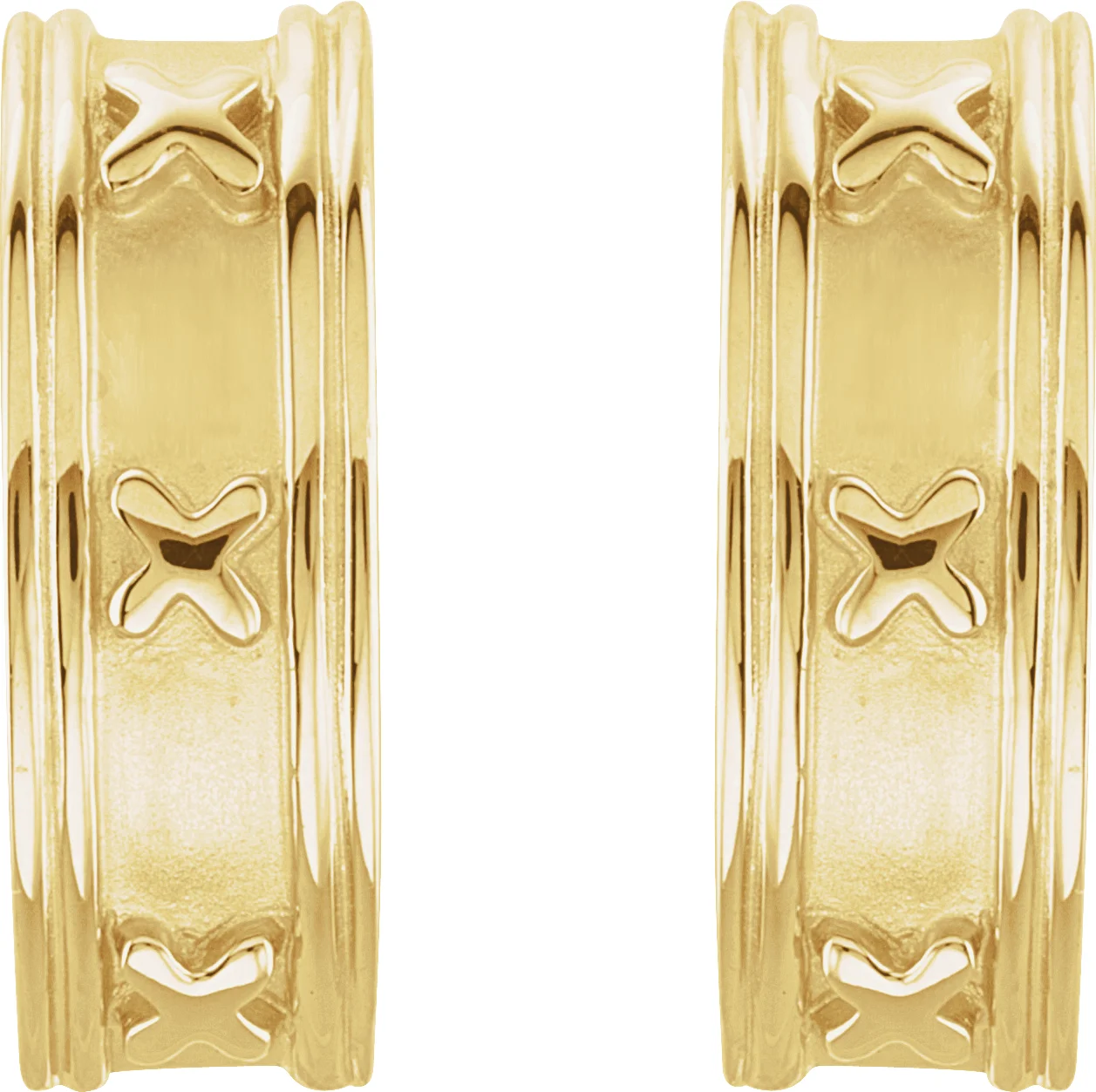 J-Hoop Earrings view 2
