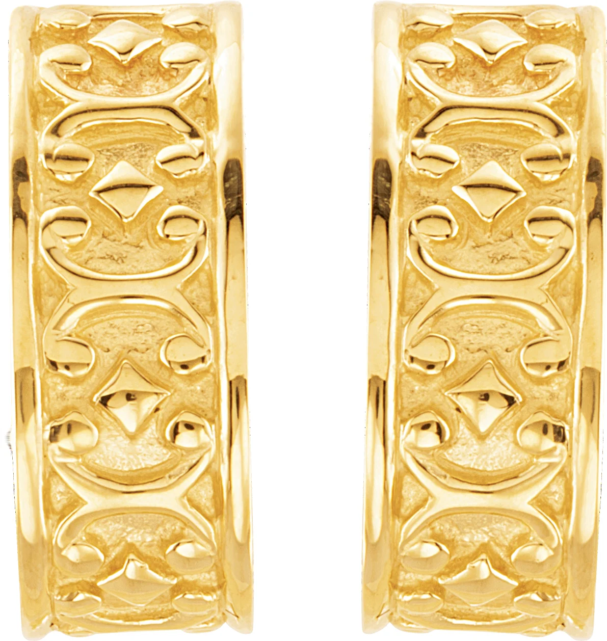 J-Hoop Earrings view 2