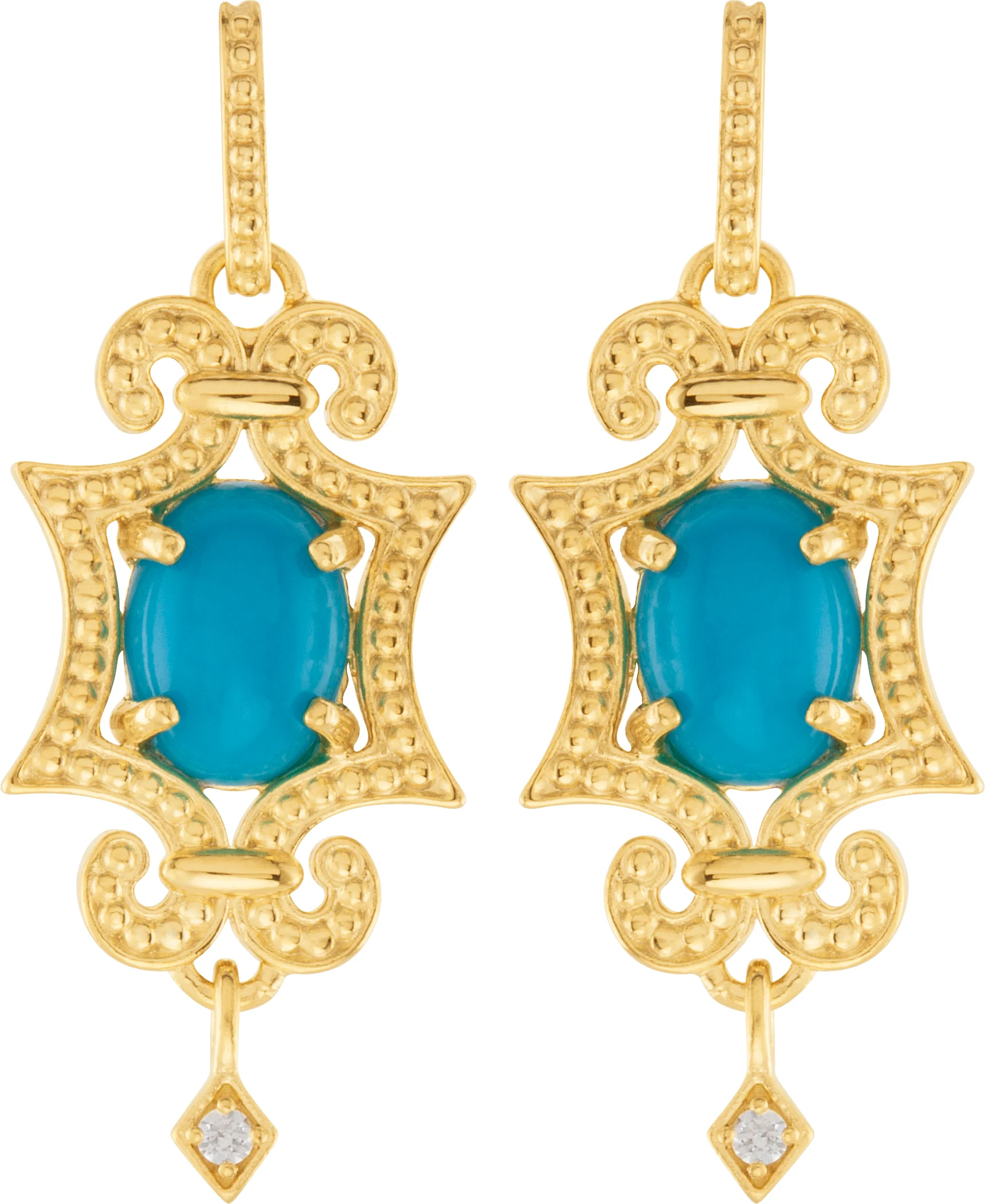 Granulated Earrings  view 2