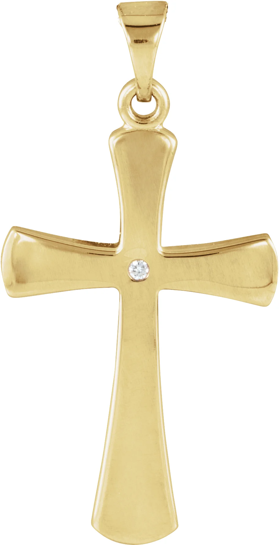 Cross Pendant  engagement ring setting