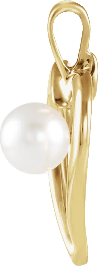 Pearl Heart Pendant  view 2