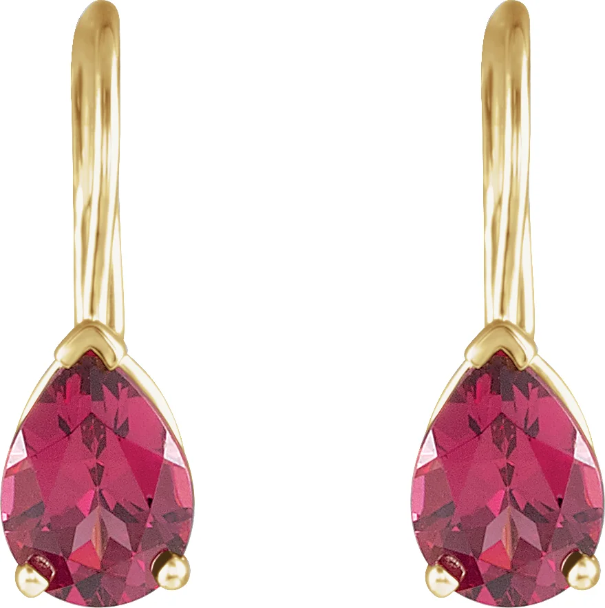 Pear V-End Earrings view 2