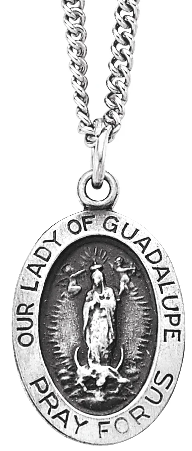 Our Lady of Guadalupe Medal in STER | Haejin Jewelry Brooklyn