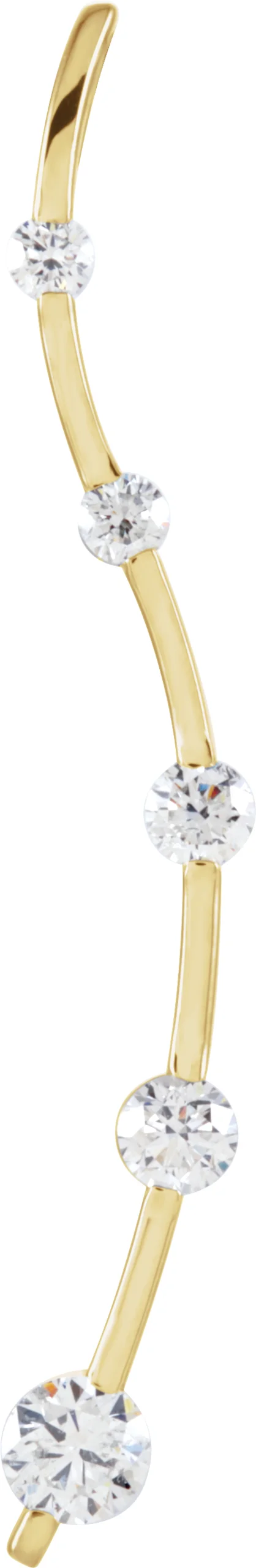 Journey Graduated Pendant engagement ring setting