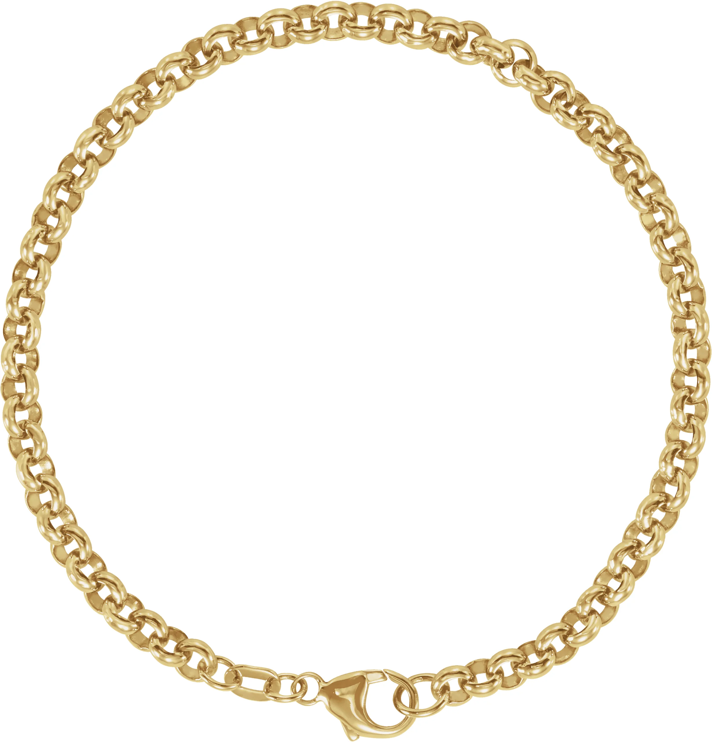 3.8 mm Rolo Chain view 2