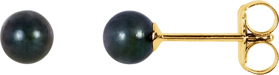 Pearl Stud Earrings engagement ring setting