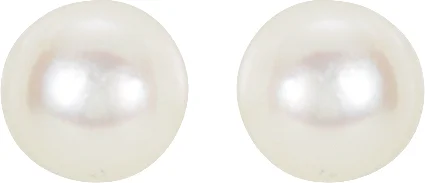 Pearl Stud Earrings view 2