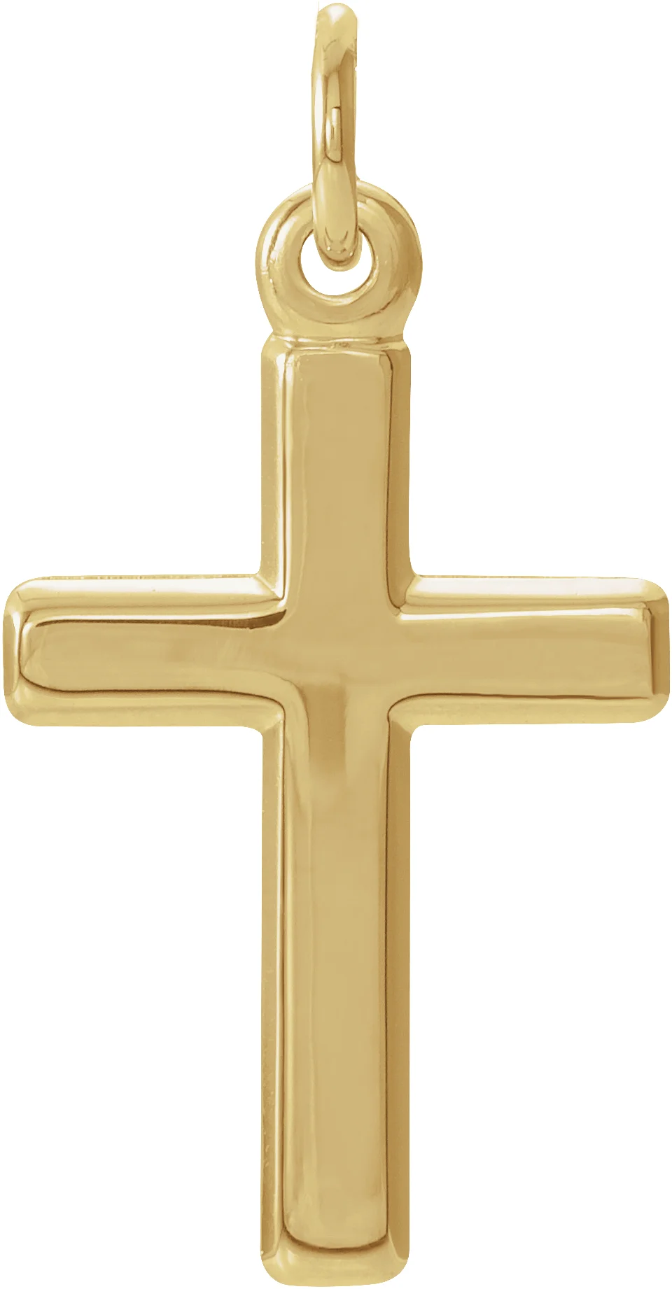 Cross Necklace or Pendant in 14K Yellow Gold | Haejin Jewelry Brooklyn