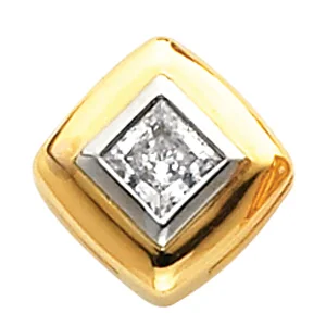 Bezel-Set Slide Pendant   engagement ring setting