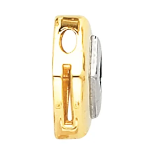 Bezel-Set Slide Pendant   view 2