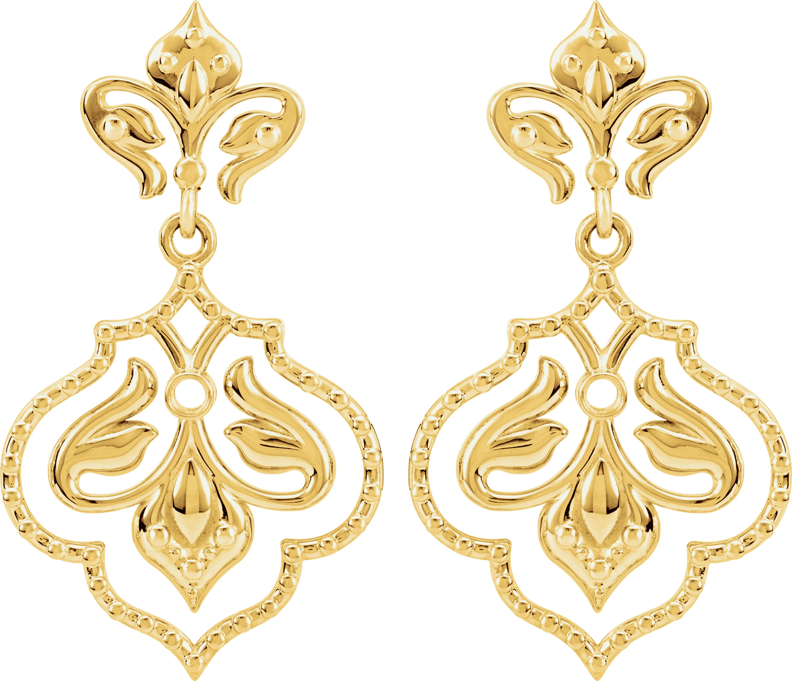 Fleur-de-lis Earrings  view 2