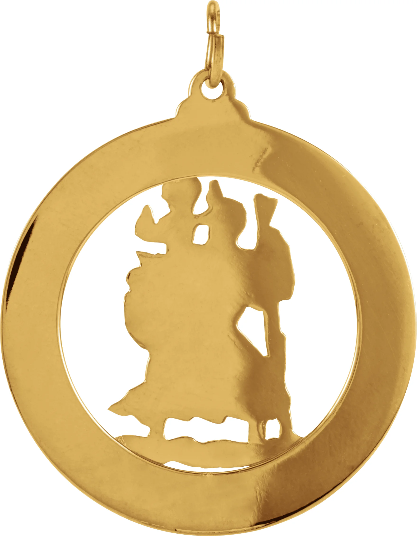 St. Christopher Medal Necklace or Pendant view 3