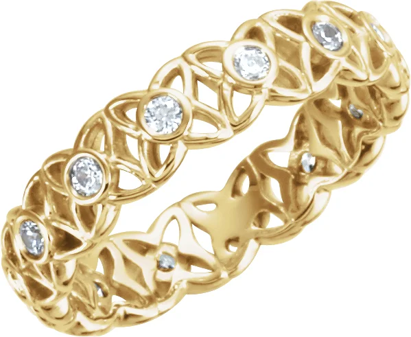 First Light band in 14K White Gold | Haejin Jewelry Brooklyn