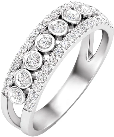 Long Bond engagement ring setting