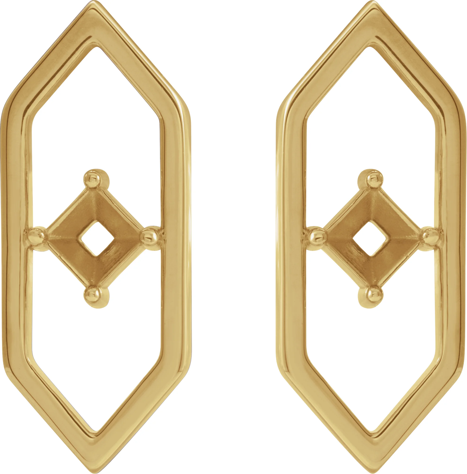 Geometric Earrings view 2