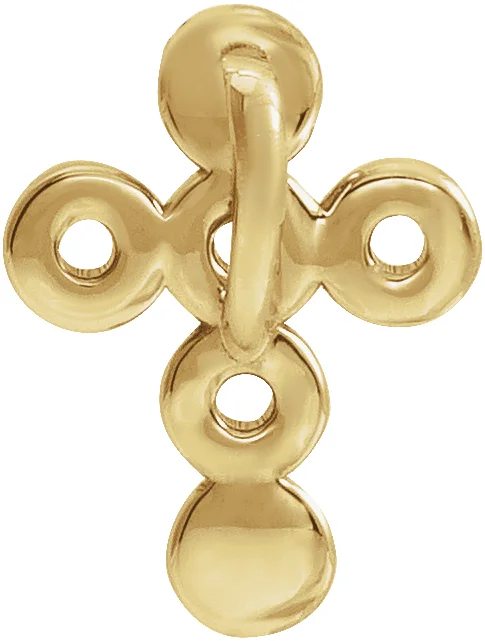 Bezel-Set Cross Necklace or Pendant view 6