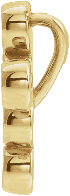 Bezel-Set Cross Necklace or Pendant view 5