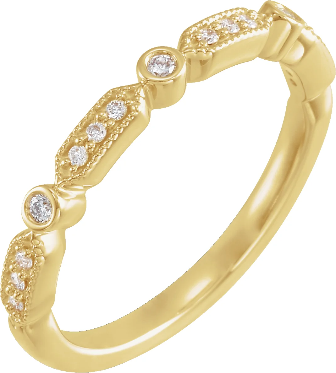 Long Bond band in 14K White Gold | Haejin Jewelry Brooklyn