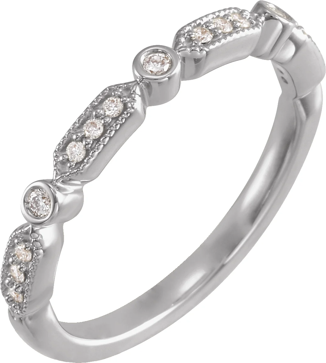 Long Bond engagement ring setting