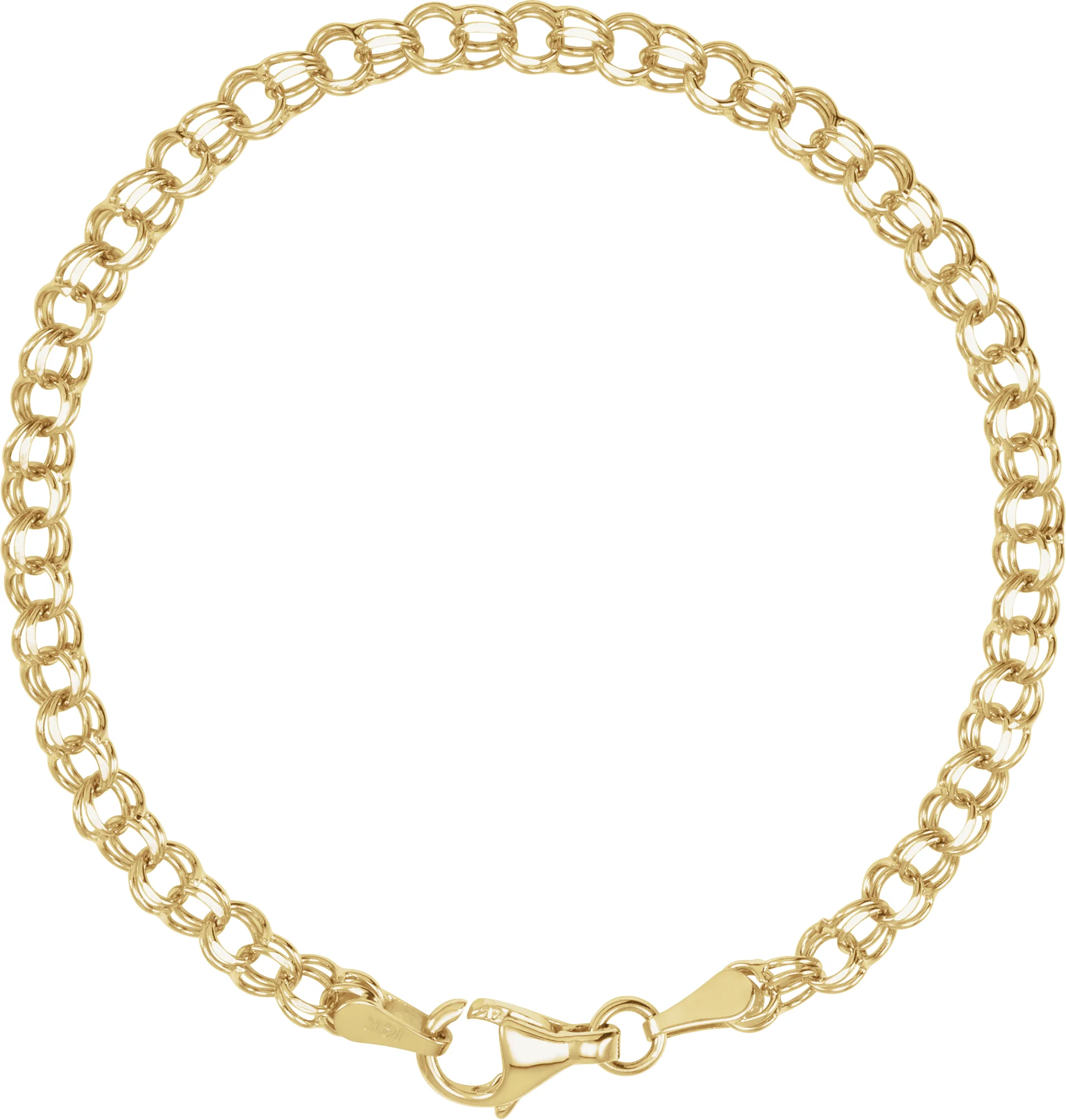 3.75 mm Cable Chain engagement ring setting