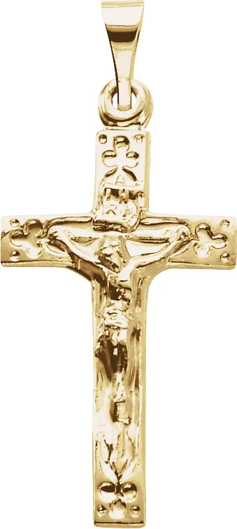 Crucifix Pendant engagement ring setting