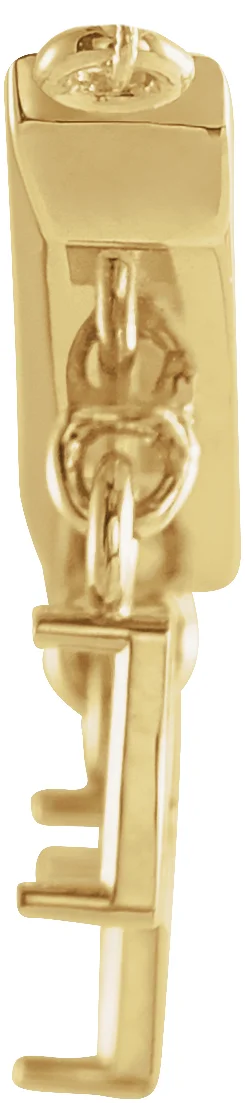 V Bar Necklace or Center view 2