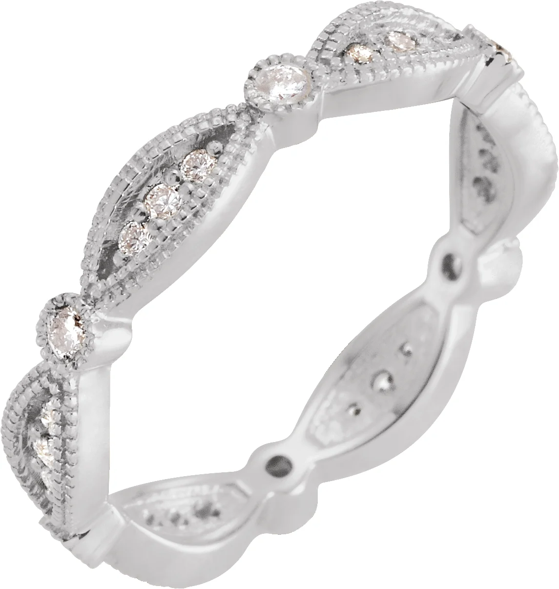 First Light band in 14K White Gold | Haejin Jewelry Brooklyn
