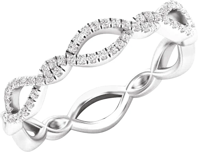 Low Arc band in 14K White Gold | Haejin Jewelry Brooklyn