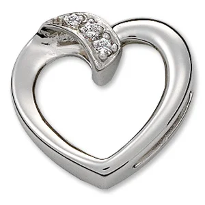 Heart Pendant engagement ring setting