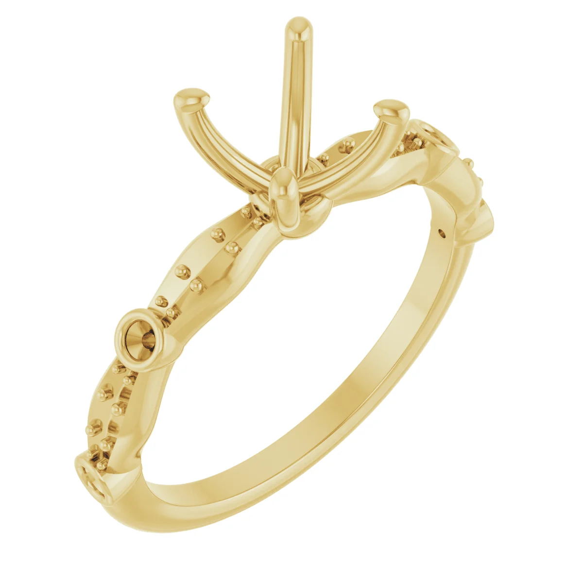 The Flore engagement ring setting